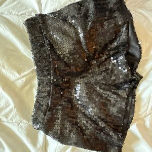 Sequin Mini Skirt